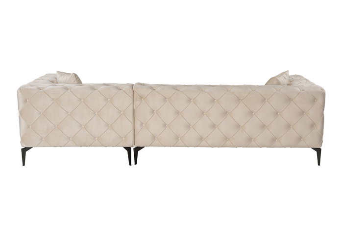 Atelier Del Sofa Como Eco Right - Beige, Black Atelier Del Sofa Como Eco Right - Beige, Black